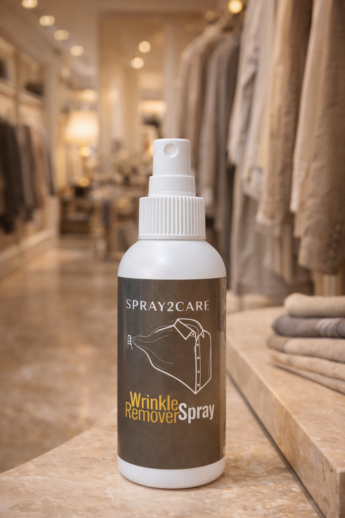 ספריי להסרת קמטים מבגדים