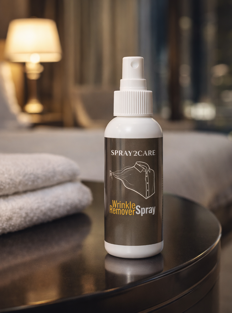 ספריי להסרת קמטים מבגדים